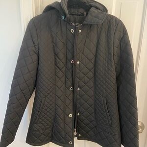 Calvin Klein Charcoal Quilted Puffer Jacket